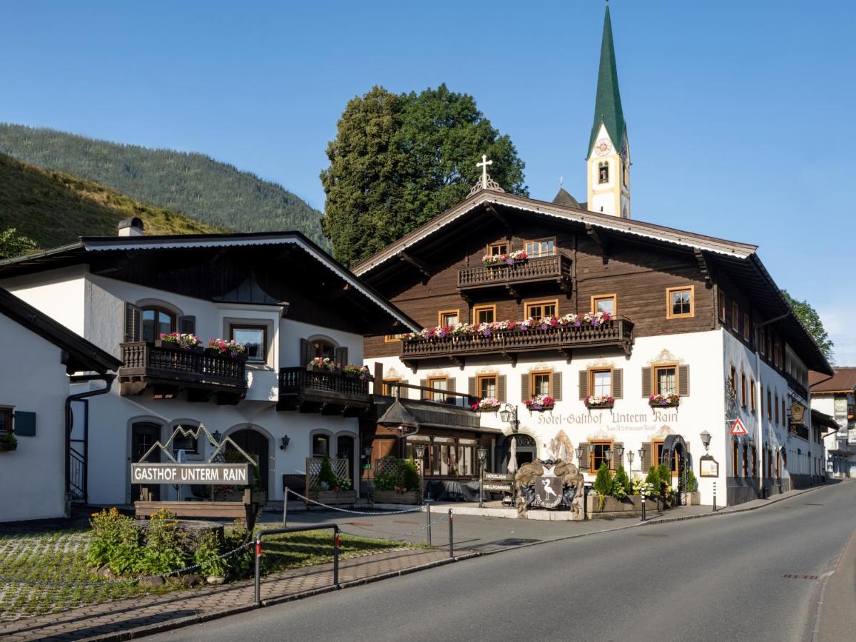 Alpen Glueck Hotel Unterm Rain Garni Kirchberg in Tirol Exterior foto