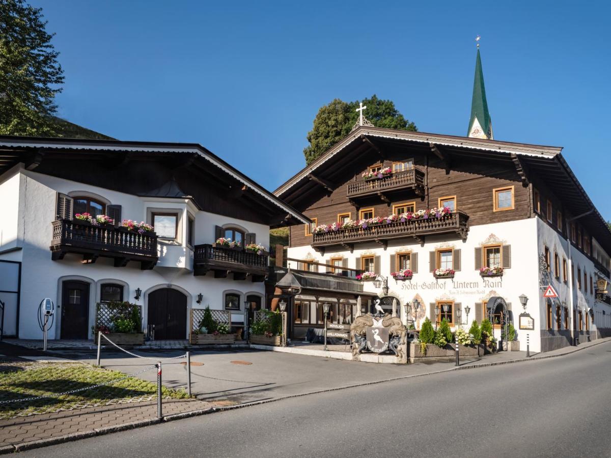 Alpen Glueck Hotel Unterm Rain Garni Kirchberg in Tirol Exterior foto